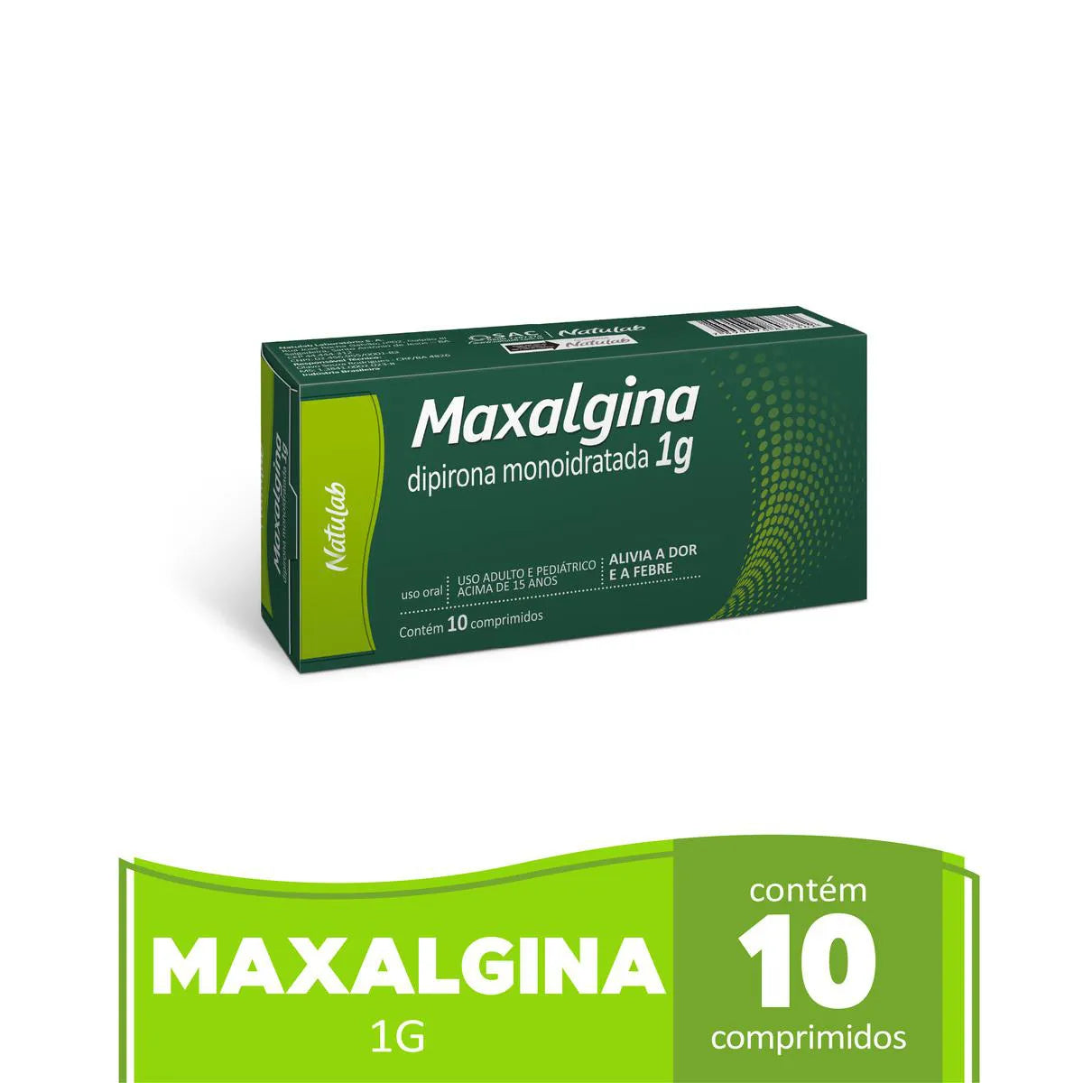 Maxalgina 1g 10 Comprimidos