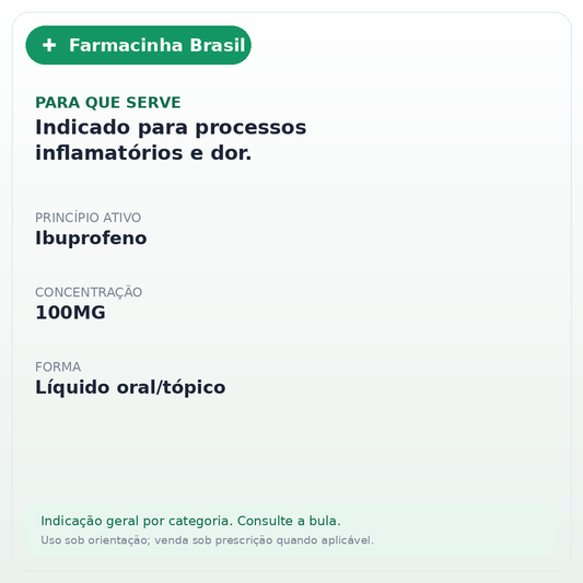 IBUFLEX 100MG GOTAS 30ML - ficha