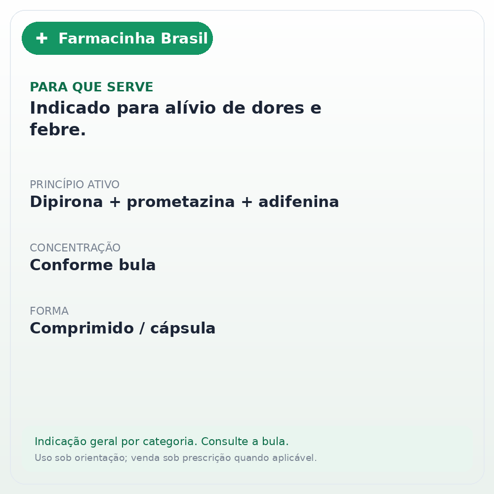 LISADOR 16 COMPRIMIDOS - ficha