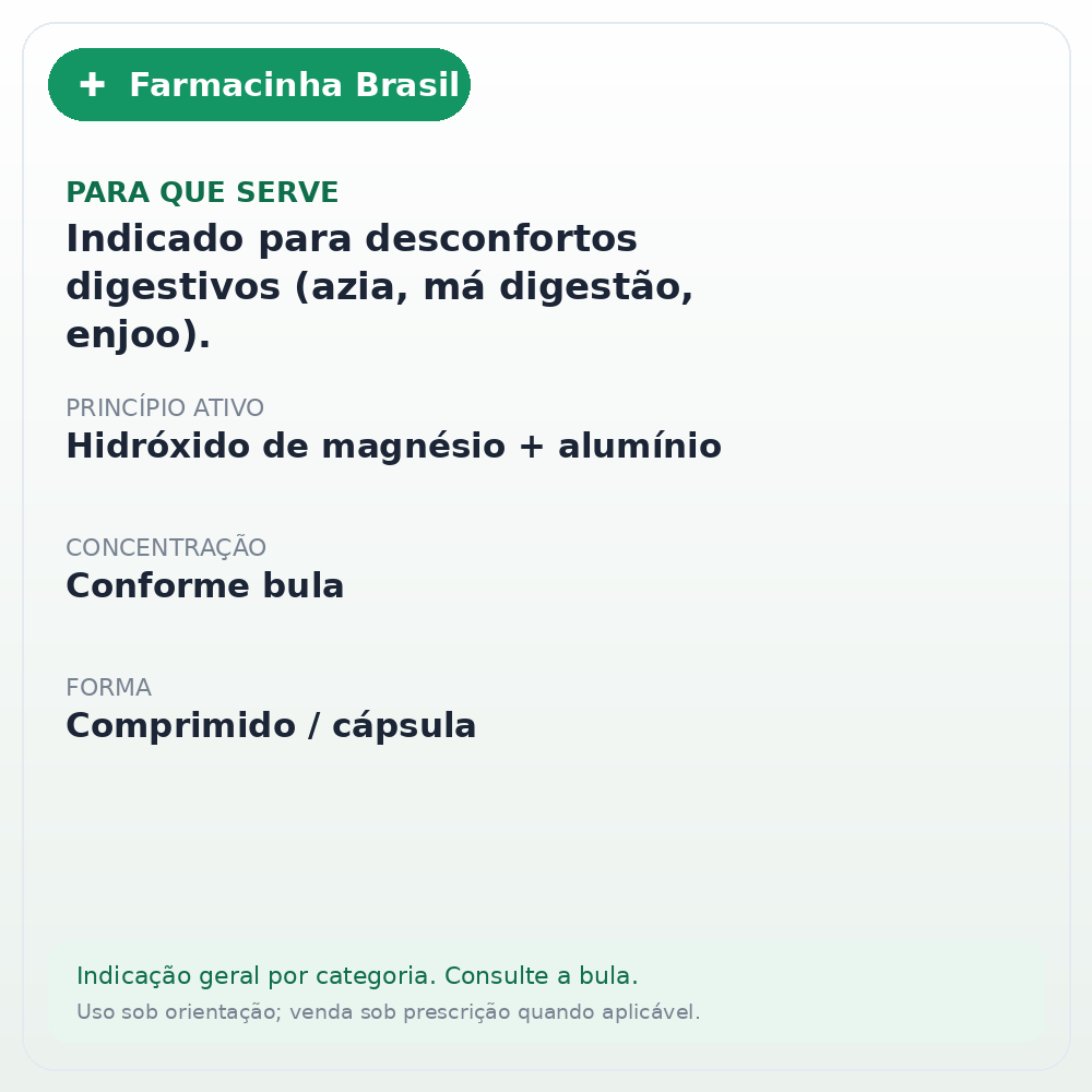 MAGNESIA BISURADA C/10 PAST. - ficha