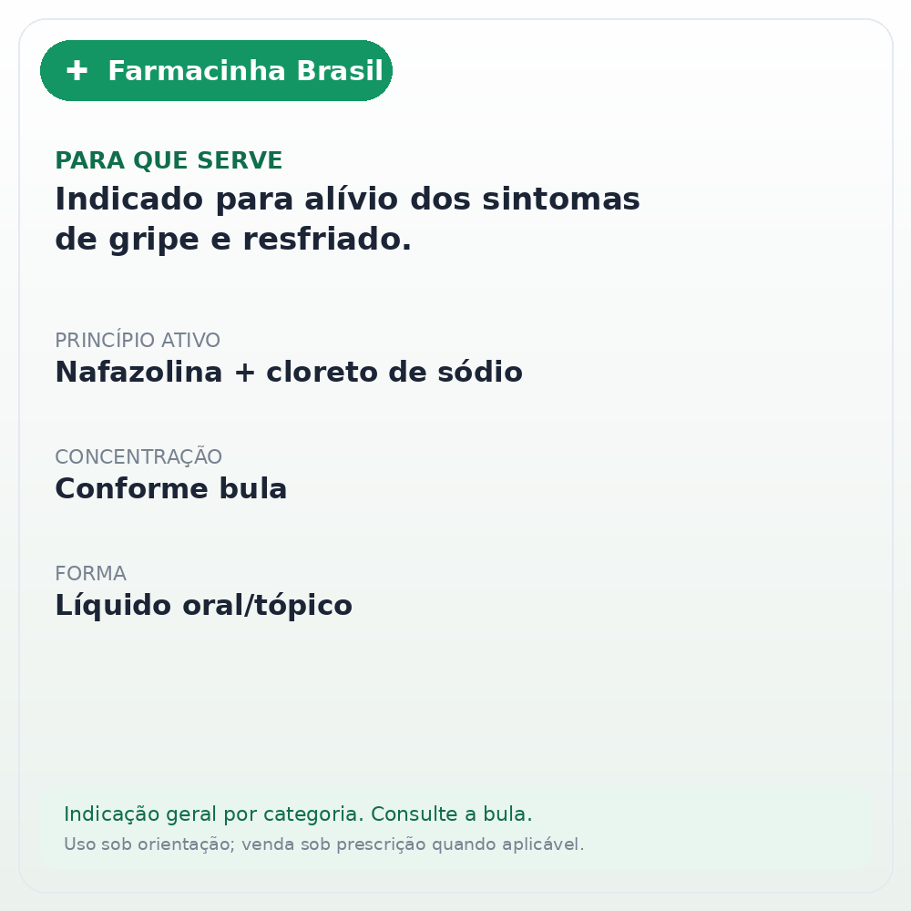 NEOSORO SOLUCAO NASAL 30ML - ficha