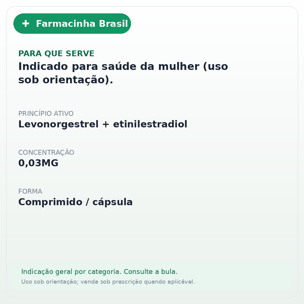 NORDETTE 0,15/0,03MG 21 DRAGEAS - ficha