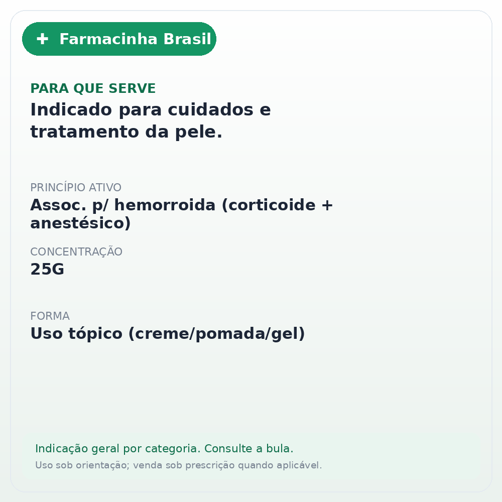 PROCTAN POMADA 25G - ficha