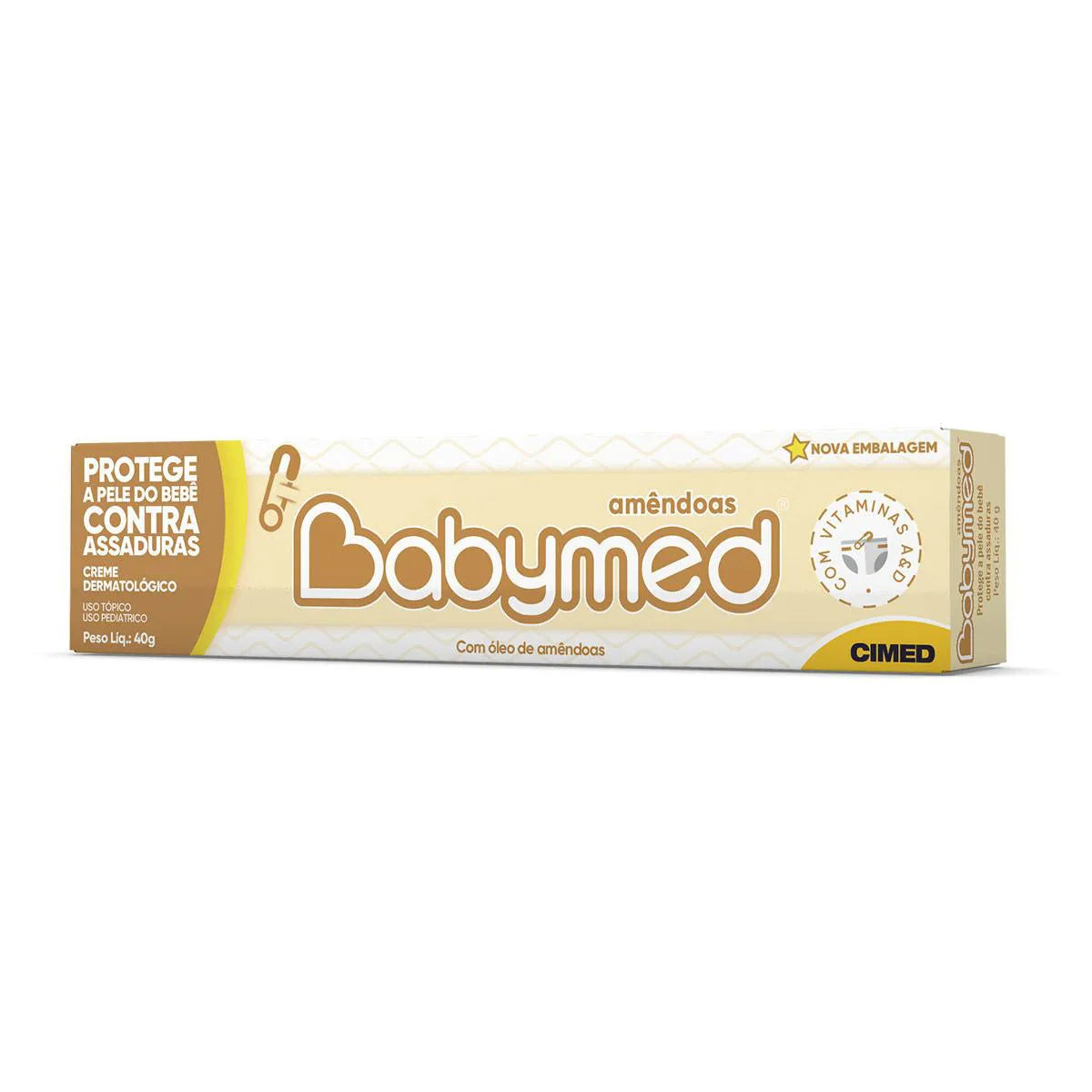 Babymed Pomada para Assaduras Amêndoas 40g