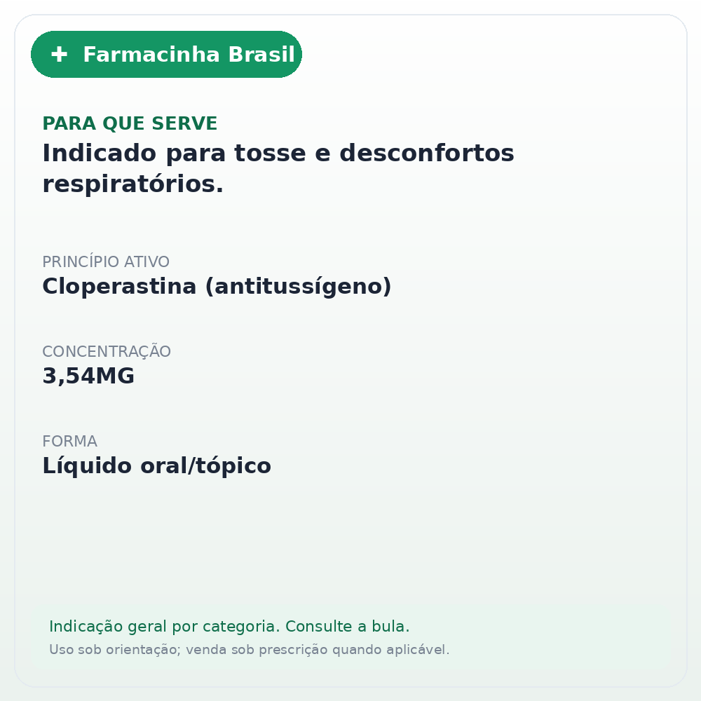 SEKI 3,54MG XAROPE 120ML - ficha