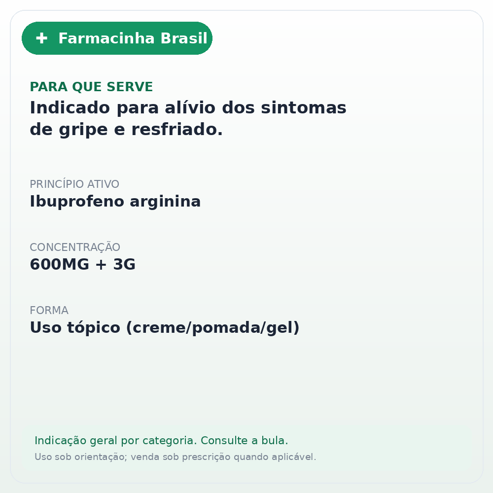 SPIDUFEN 600MG SABOR MENTA GRANULADO 10 ENVELOPES 3G - ficha