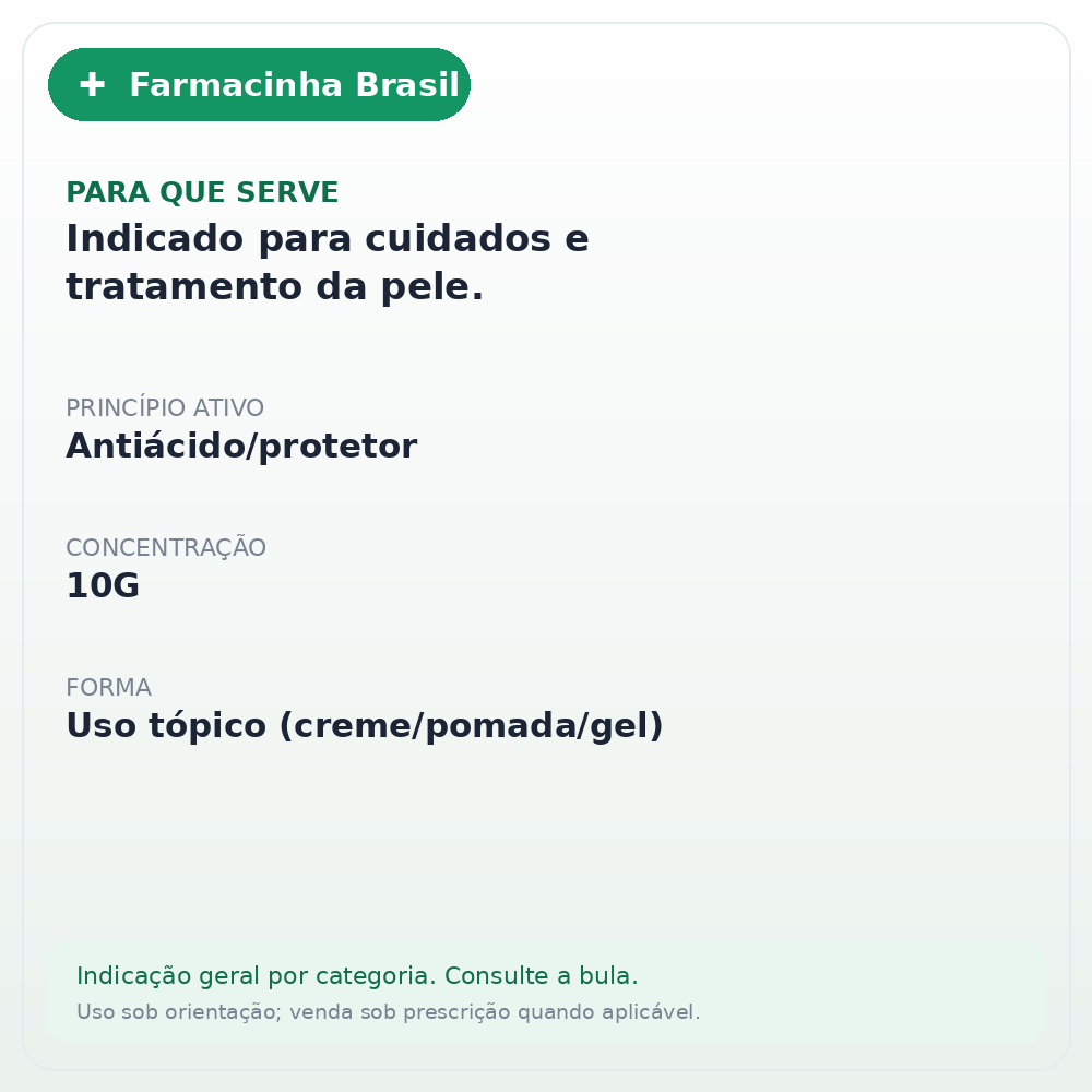 SUAVICID CREME C/ 10GR - ficha