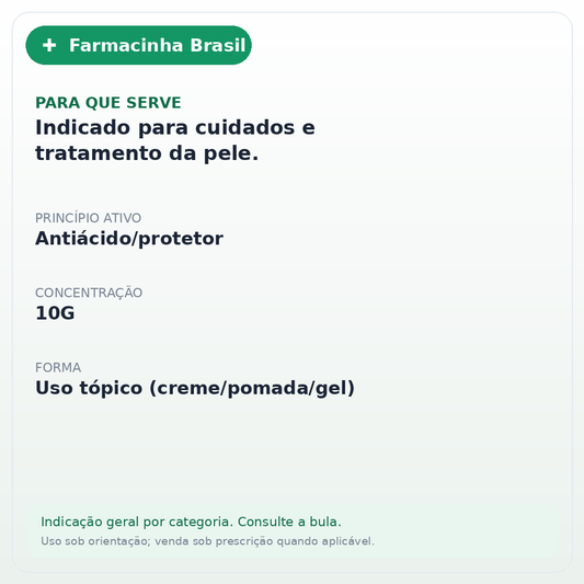 SUAVICID CREME C/ 10GR - ficha