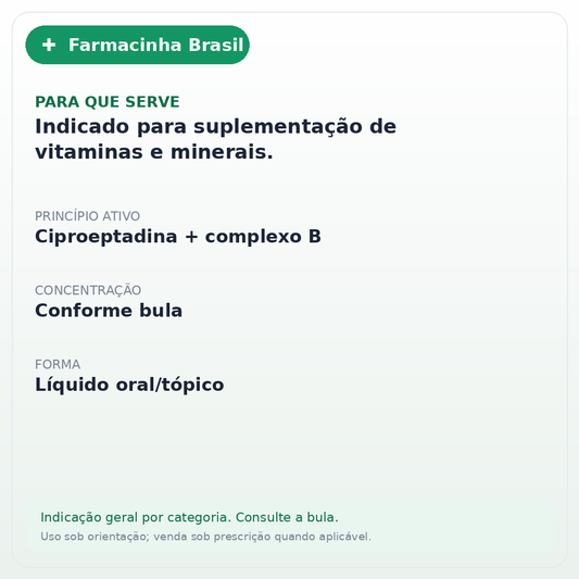 APEVITIN BC SUSPENSAO 240ML - ficha