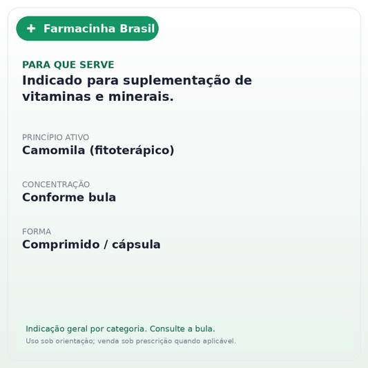 CAMOMILINA C 20 CAPSULAS - ficha