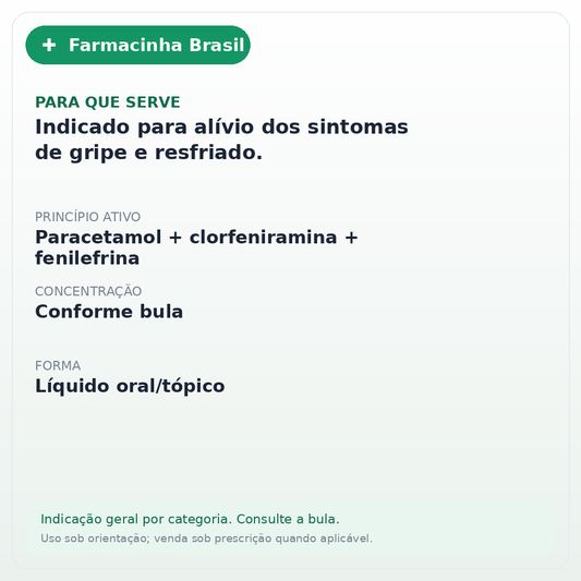 CIMEGRIPE GOTAS 20ML - ficha