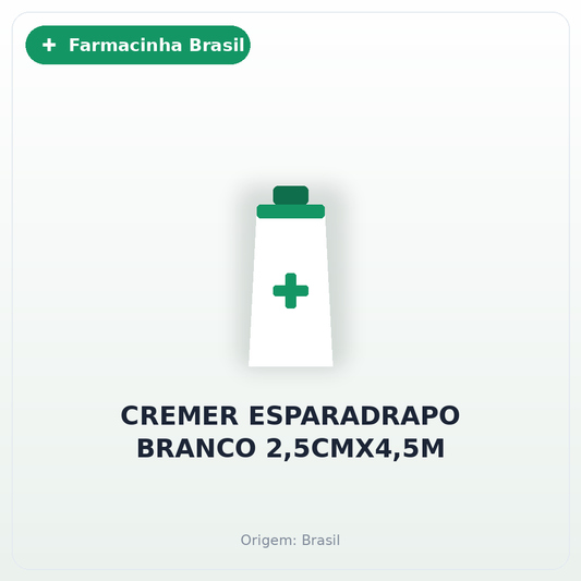 CREMER ESPARADRAPO BRANCO 2,5CMX4,5M