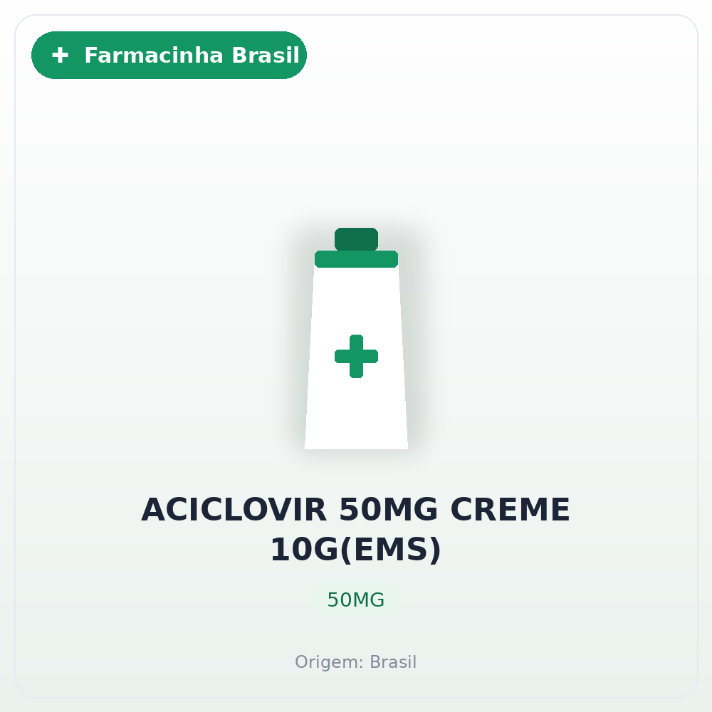 ACICLOVIR 50MG CREME 10G(EMS)