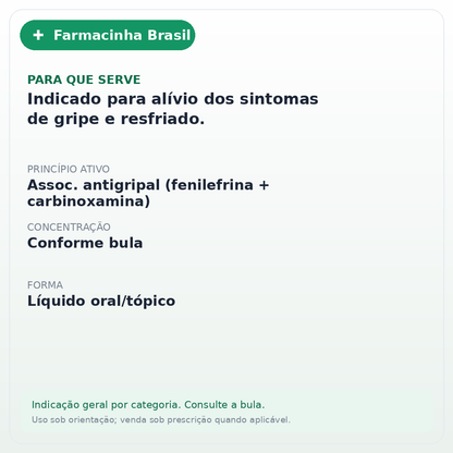 DECONGEX PLUS XAROPE 120ML - ficha