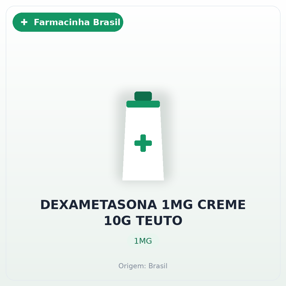 DEXAMETASONA 1MG CREME 10G TEUTO