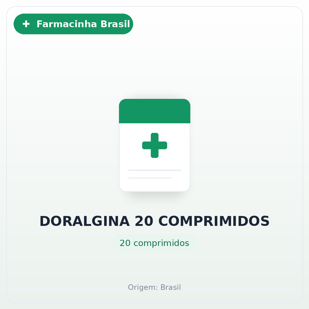 DORALGINA 20 COMPRIMIDOS