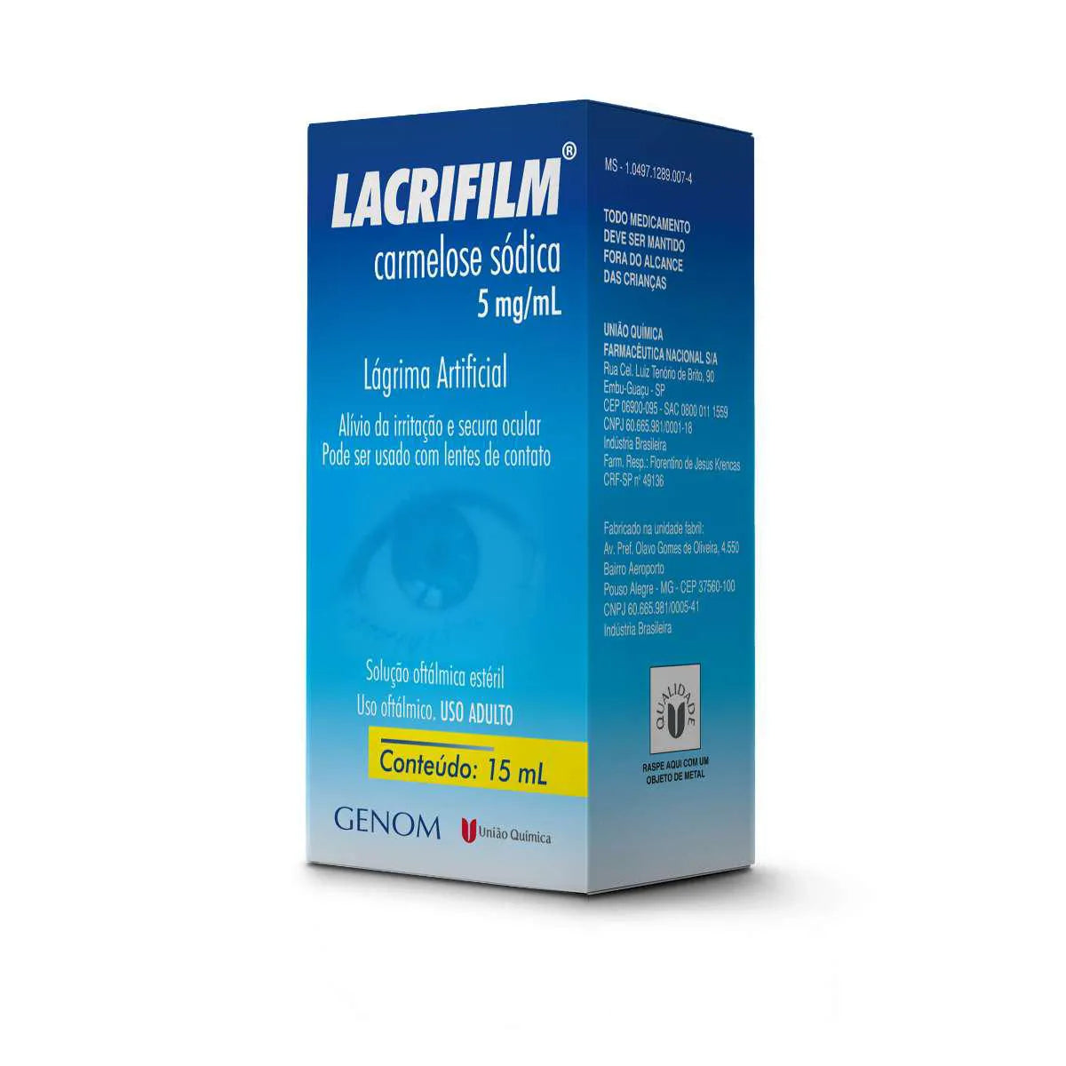 Colírio Lacrifilm Lágrimas Artificiais 15ml