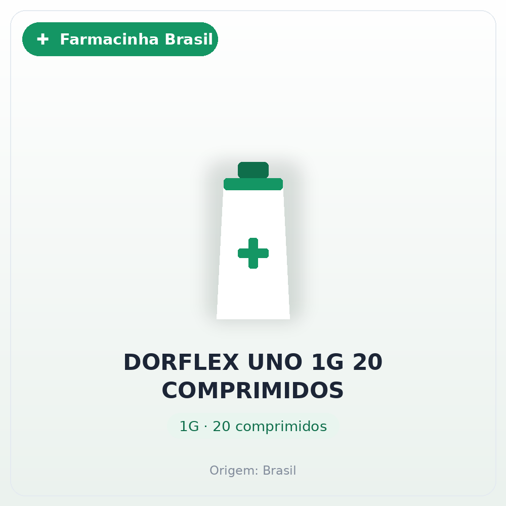 DORFLEX UNO 1G 20 COMPRIMIDOS