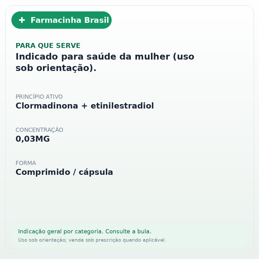 ELANI 3/0,03MG 28 COMPRIMIDOS - ficha
