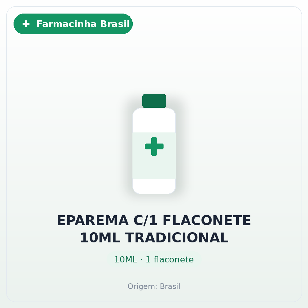 EPAREMA C/1 FLACONETE 10ML TRADICIONAL
