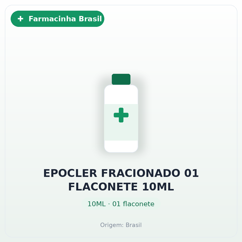 EPOCLER FRACIONADO 01 FLACONETE 10ML