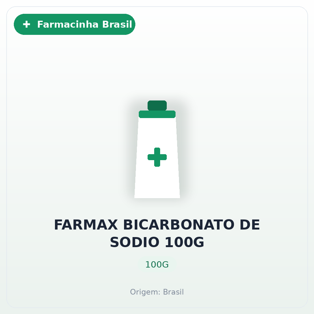 FARMAX BICARBONATO DE SODIO 100G