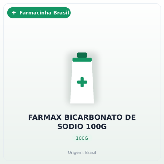 FARMAX BICARBONATO DE SODIO 100G