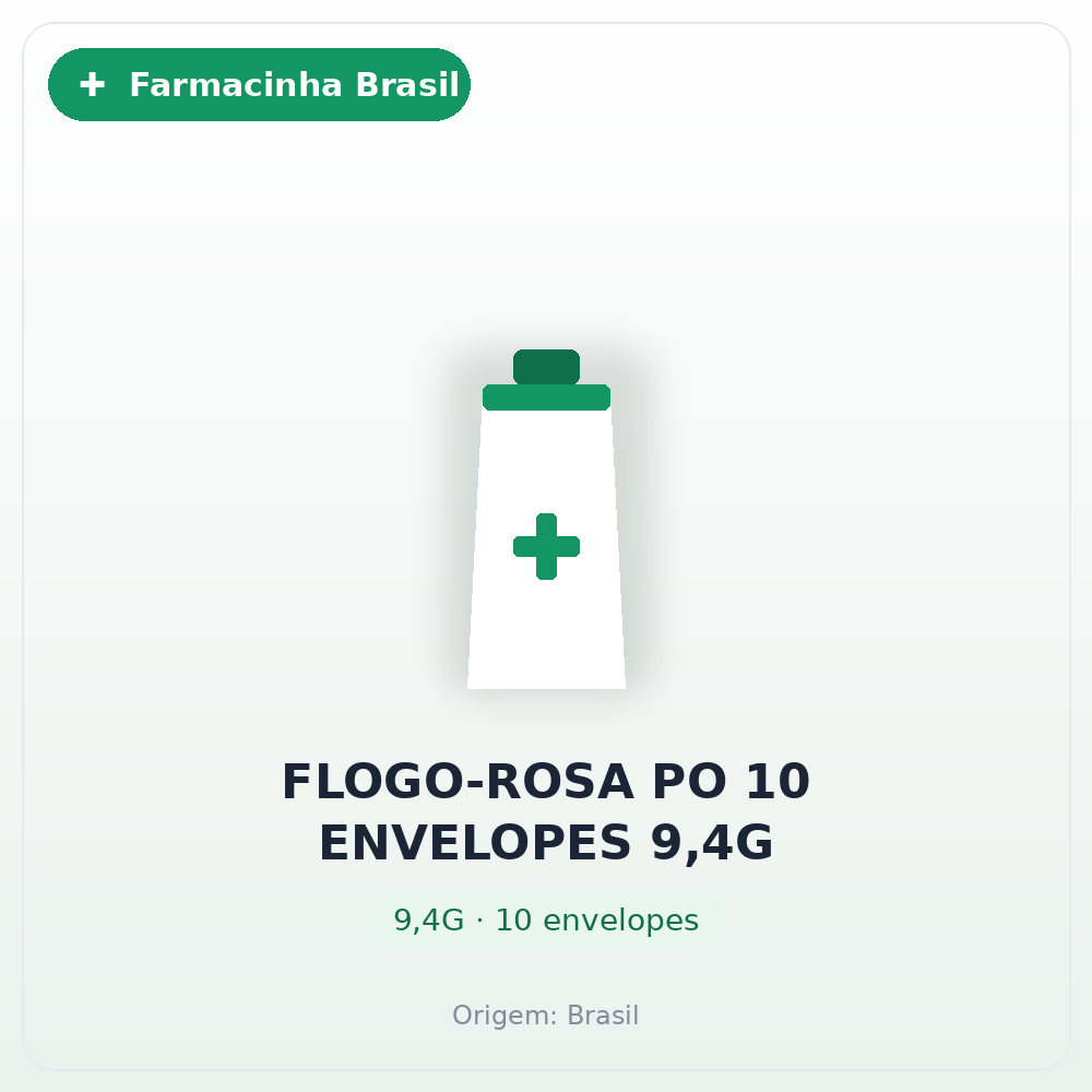 FLOGO-ROSA PO 10 ENVELOPES 9,4G