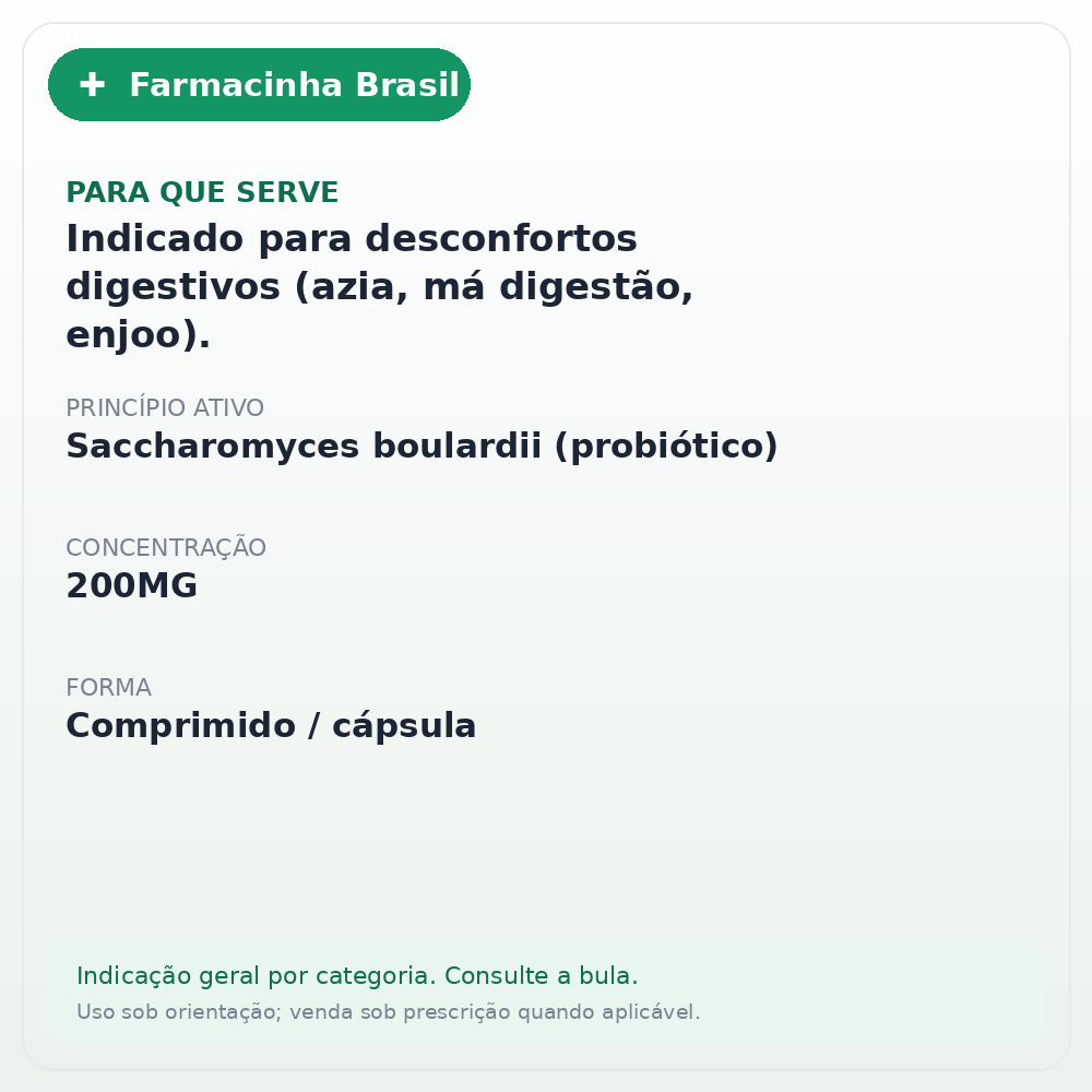 FLORATIL 200MG 06 CAPSULAS - ficha