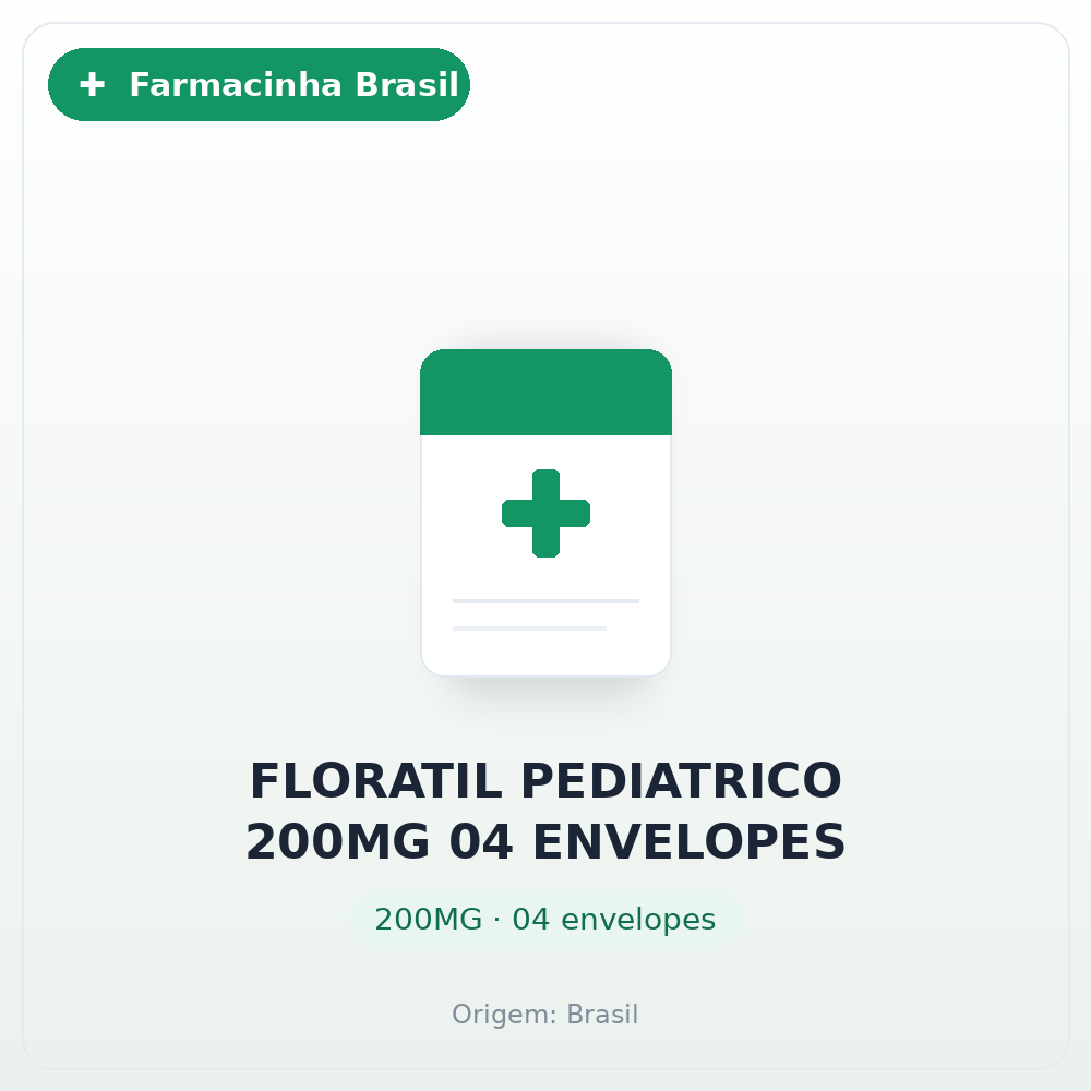FLORATIL PEDIATRICO 200MG 04 ENVELOPES
