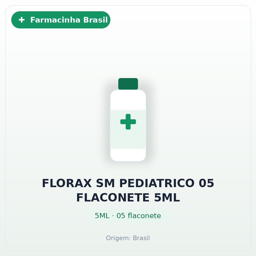 FLORAX SM PEDIATRICO 05 FLACONETE 5ML