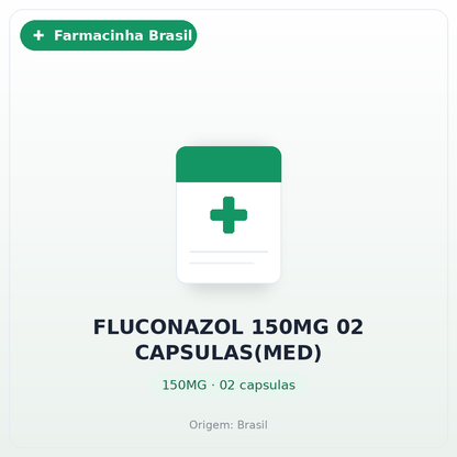FLUCONAZOL 150MG 02 CAPSULAS(MED)