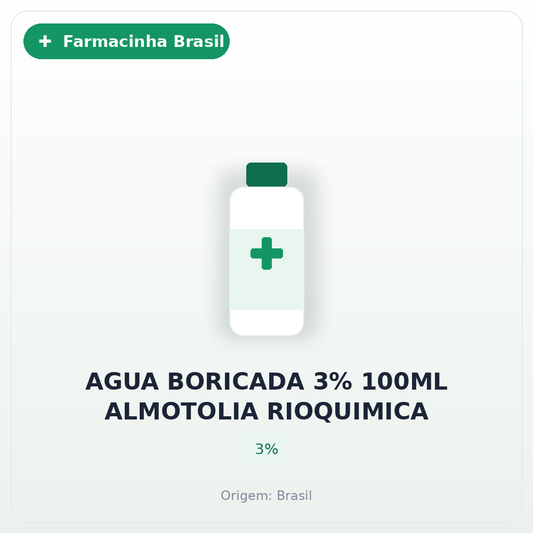 AGUA BORICADA 3% 100ML ALMOTOLIA RIOQUIMICA