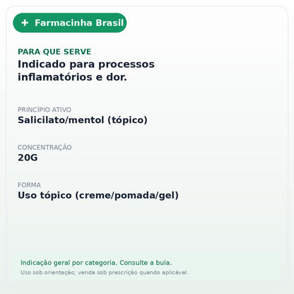 GELOL POMADA 20G - ficha