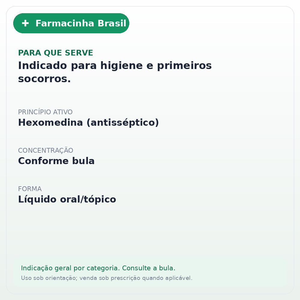 HEXOMEDINE COLUTORIO SPRAY 50ML - ficha