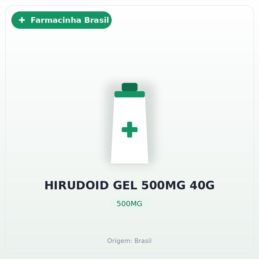 HIRUDOID GEL 500MG 40G