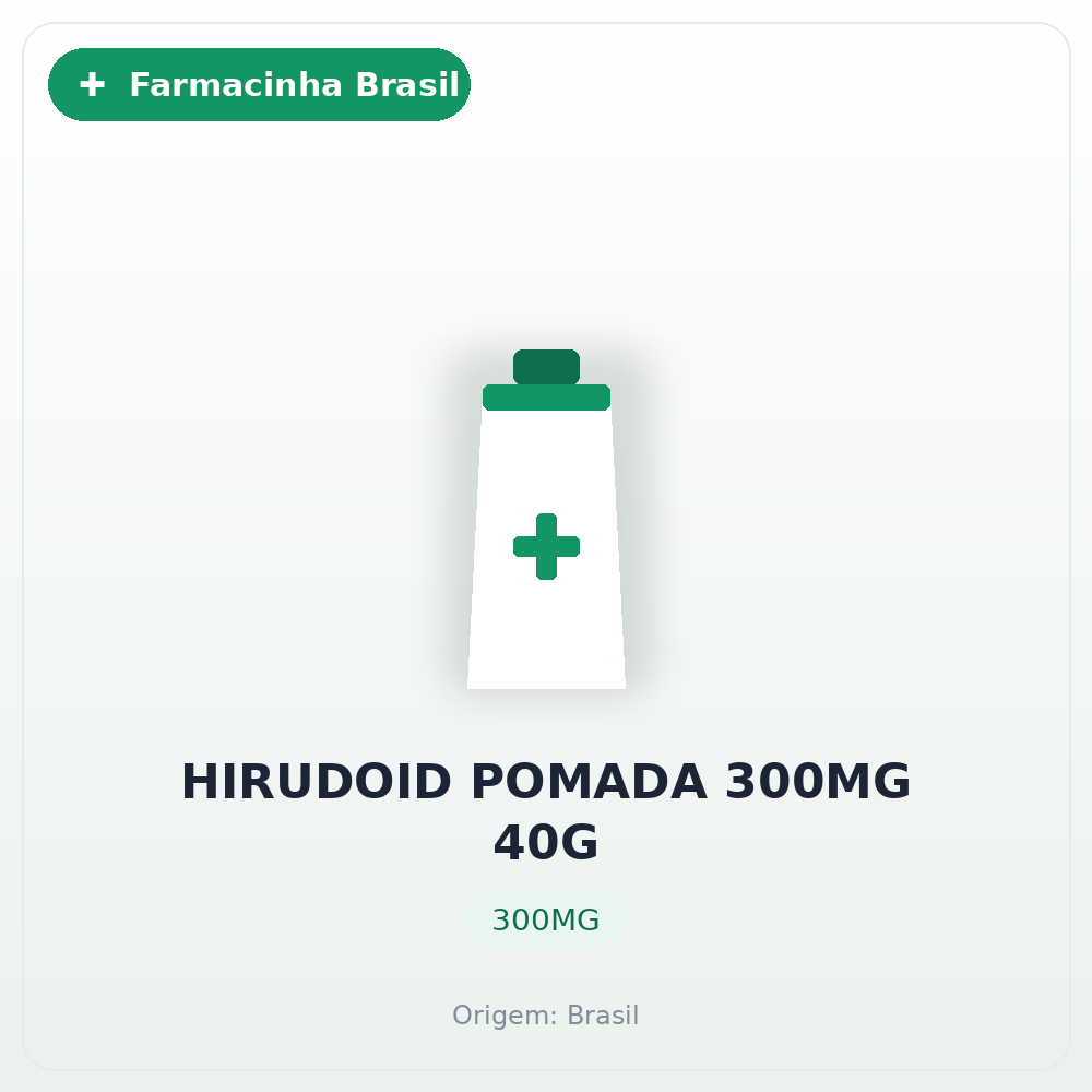 HIRUDOID POMADA 300MG 40G