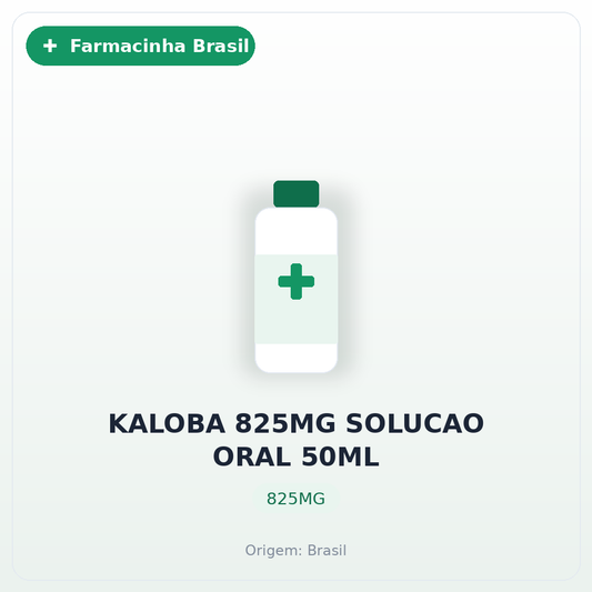 KALOBA 825MG SOLUCAO ORAL 50ML