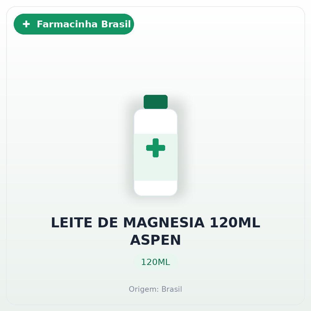 LEITE DE MAGNESIA 120ML ASPEN