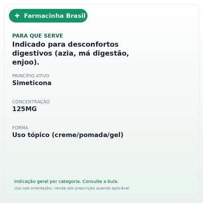 LUFTAL GEL 125MG 30 CAPSULAS - ficha