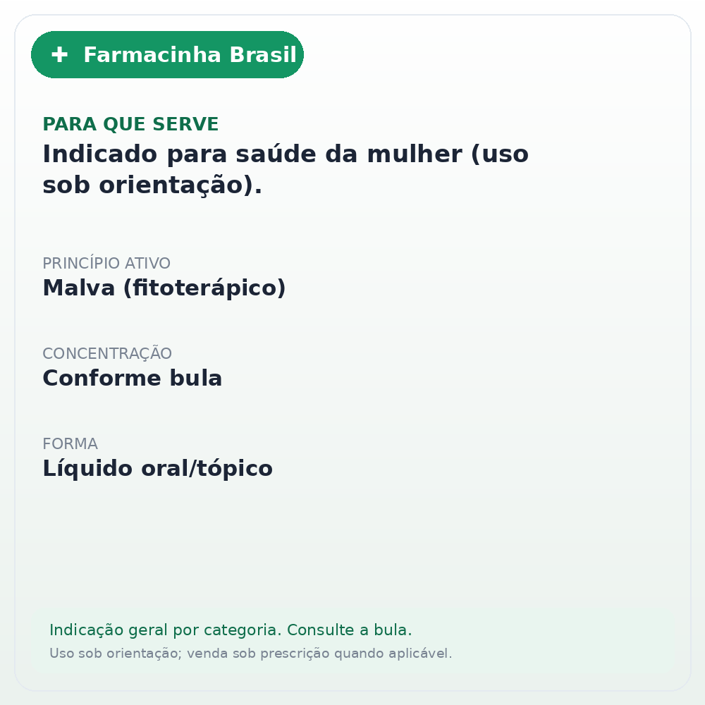 MALVONA SOLUCAO 200ML - ficha