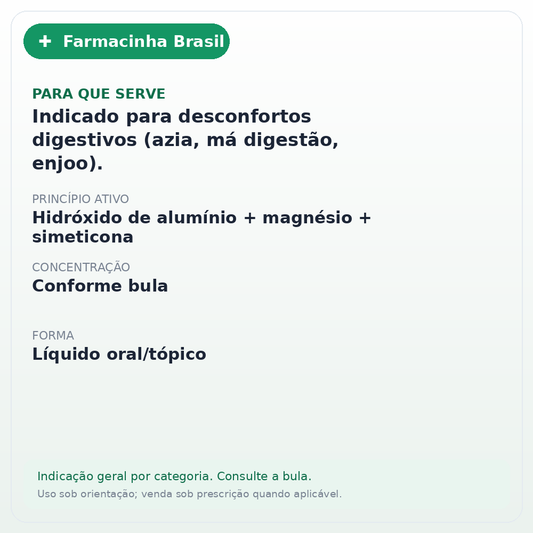 MYLANTA PLUS SABOR MENTA XAROPE 240ML - ficha