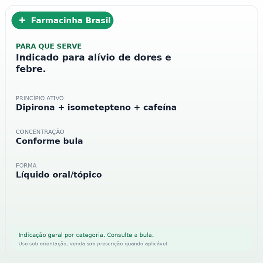 NEOSALDINA GOTAS 15ML - ficha