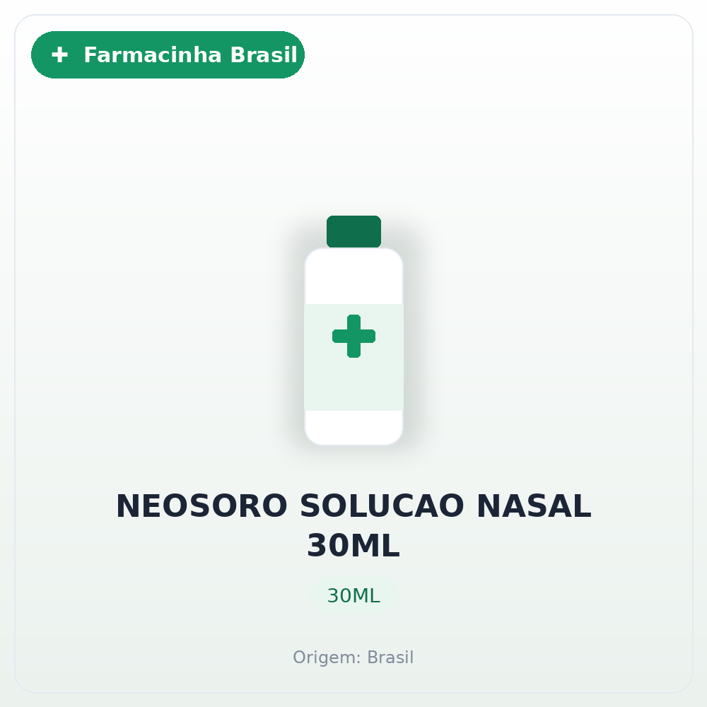 NEOSORO SOLUCAO NASAL 30ML