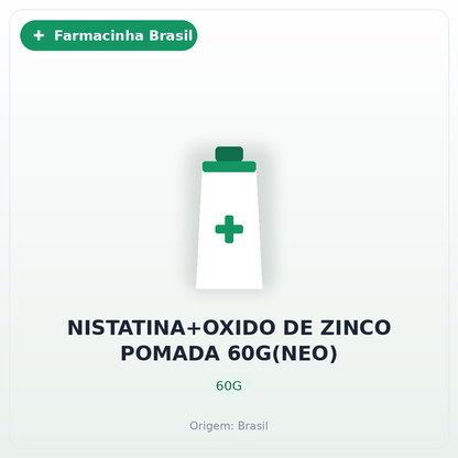 NISTATINA+OXIDO DE ZINCO POMADA 60G(NEO)