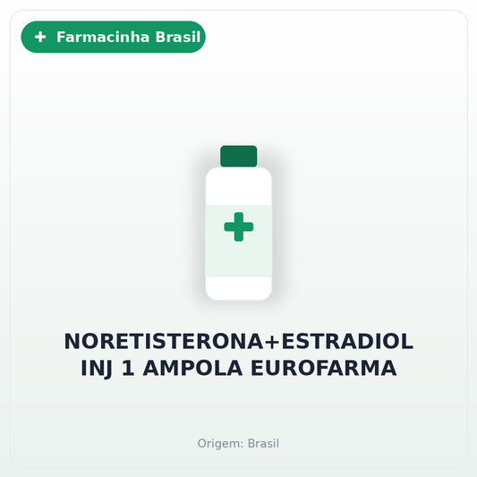 NORETISTERONA+ESTRADIOL INJ 1 AMPOLA EUROFARMA