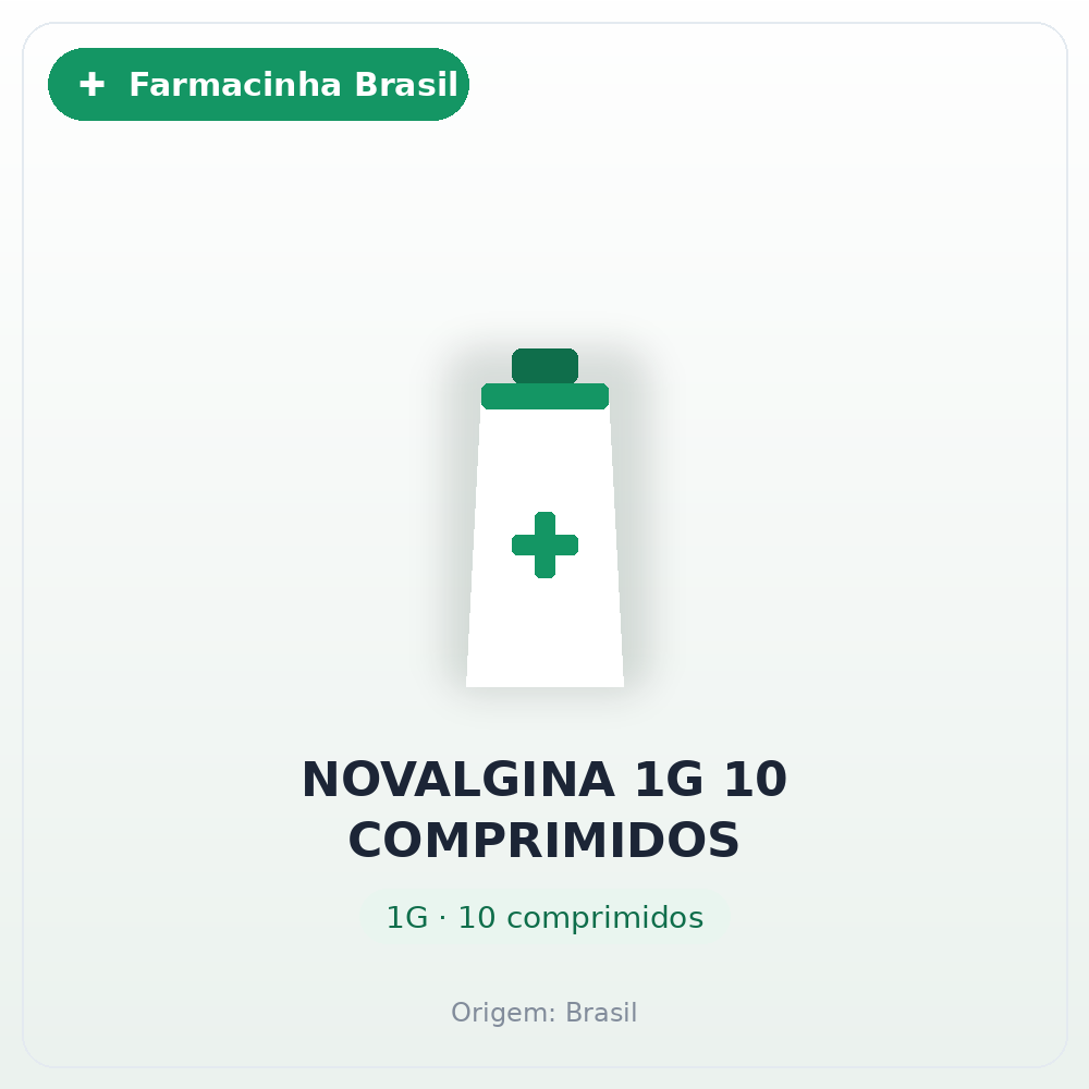NOVALGINA 1G 10 COMPRIMIDOS