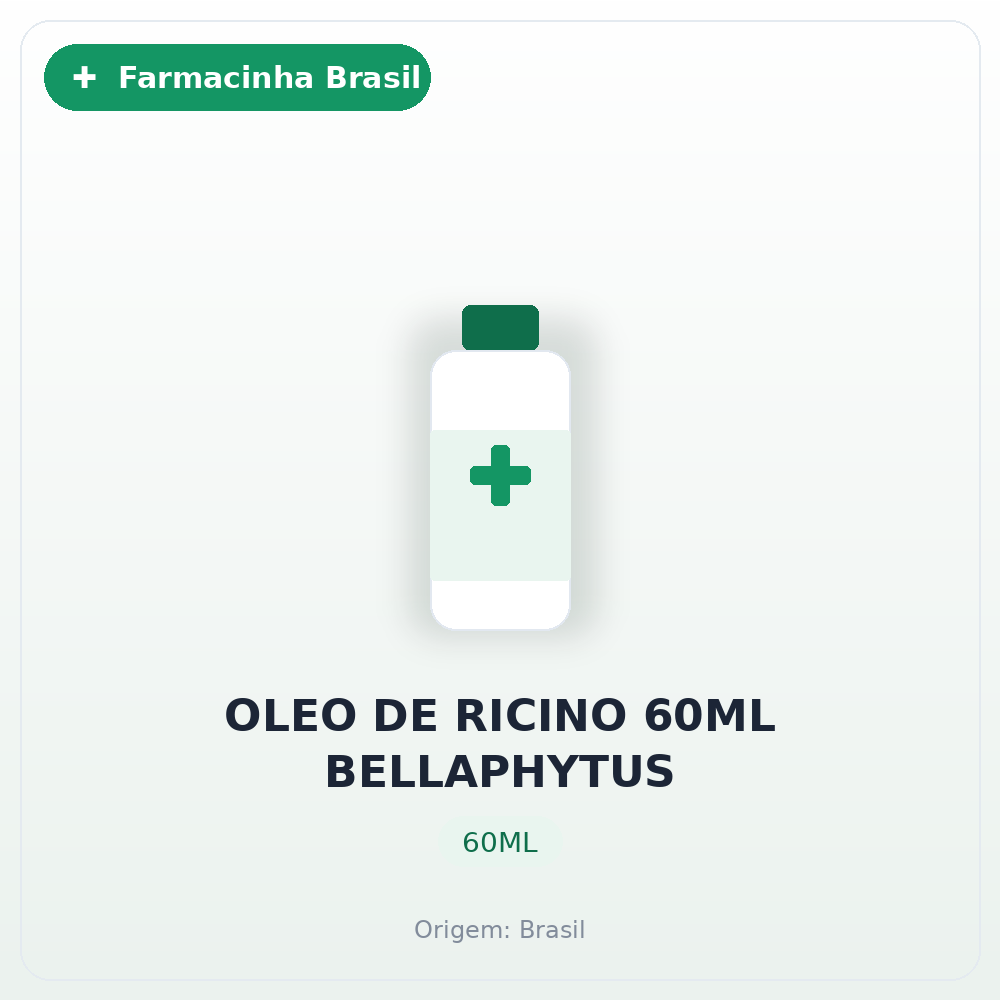 OLEO DE RICINO 60ML BELLAPHYTUS
