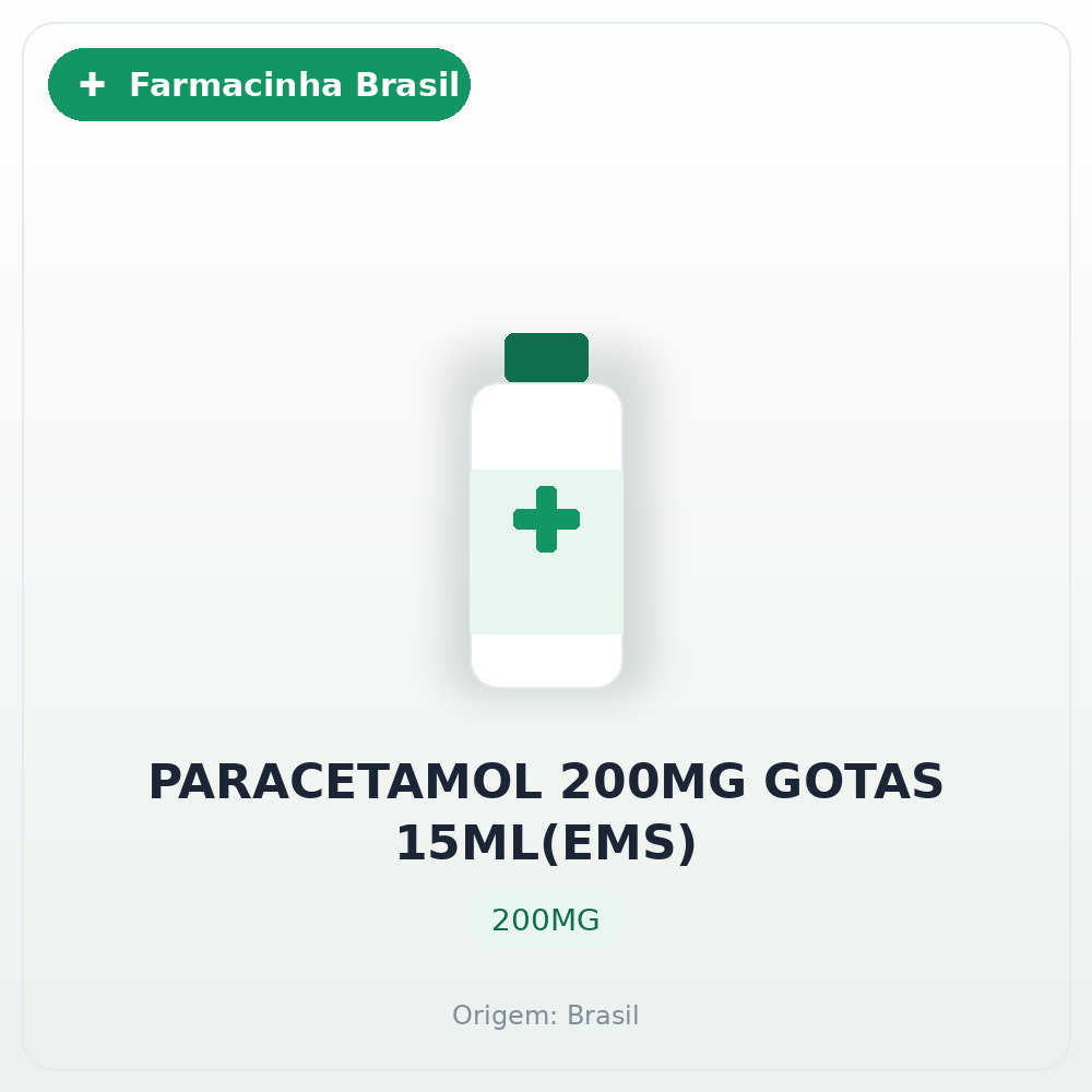 PARACETAMOL 200MG GOTAS 15ML(EMS)