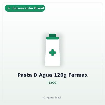 Pasta D Agua 120g Farmax